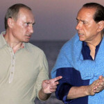 Berlusconival ünnepel Putyin