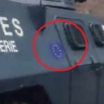 EU-s zászlós páncélautók jelentek meg Párizsban