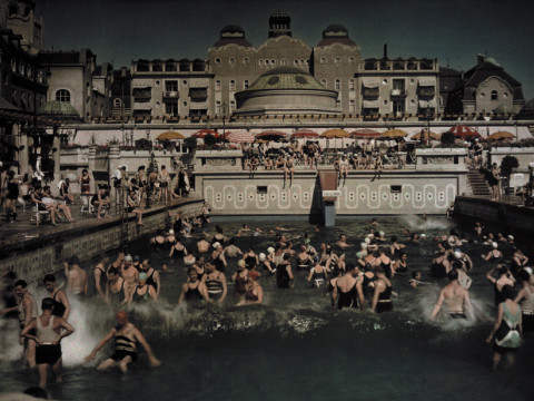 Fotó: Hans Hildenbrand: Gellért fürdő, Budapest, 1930(?) © National Geographic Society/Corbis 