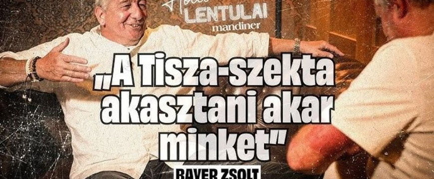 Bayer Zsolt: Egyszer rontunk, és VÉGE van mindennek!