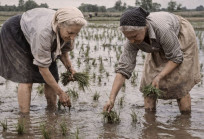 Claire Kenneth és Bethlen Margit a kitelepítésben